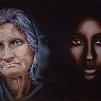 Peinture intitulée "Transizioni" par Cinzia Tellarini, Œuvre d'art originale, Huile