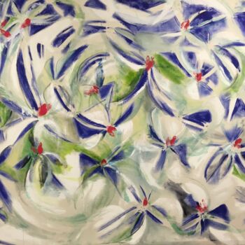 "In da wind..." başlıklı Tablo Céline Vaye tarafından, Orijinal sanat, Akrilik Ahşap Sedye çerçevesi üzerine monte edilmiş