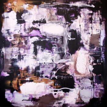 Painting titled "Chasing The Moon" by Paresh Nrshinga F R S A, Original Artwork, Acrylic Mounted on Wood Stretcher frame
