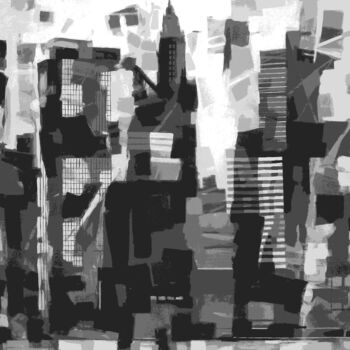绘画 标题为“CITY” 由Aleksandr Ilichev, 原创艺术品, 丙烯