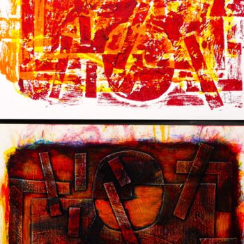 Gravures & estampes intitulée "Z" par Philippe Casaubon, Œuvre d'art originale, Monotype