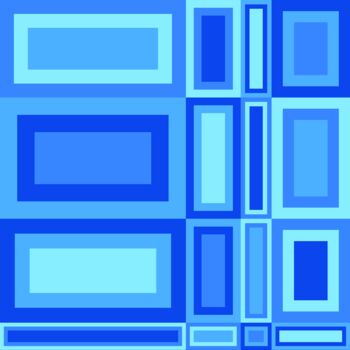 Arts numériques intitulée "Miraculous Rectangl…" par Dr. Matthias Kerling, Œuvre d'art originale, Peinture numérique