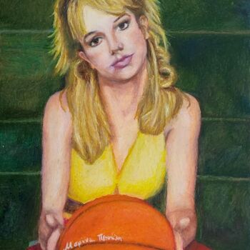 Pintura intitulada "Give me" por Marina Petsali, Obras de arte originais, Pastel