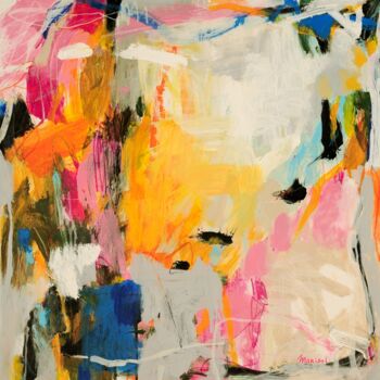 Schilderij getiteld "Hypnosis" door Marisol Evora, Origineel Kunstwerk, Acryl
