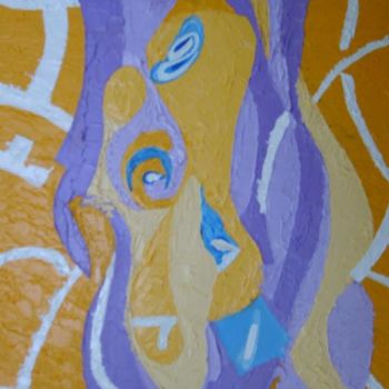 Painting titled "LES AUTRES LES UNS" by Oliverb, Original Artwork, Oil