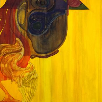 Malerei mit dem Titel "PICCOLo centurion" von Stephane Javelle, Original-Kunstwerk, Acryl Auf Karton montiert