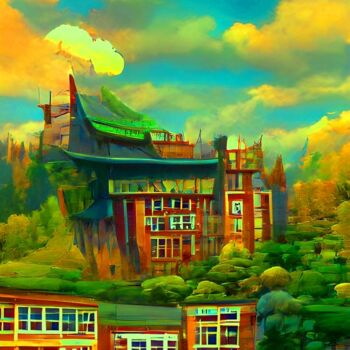 "SHAREWOOD ACADEMY O…" başlıklı Dijital Sanat Mahesh Tolani tarafından, Orijinal sanat, Dijital Resim