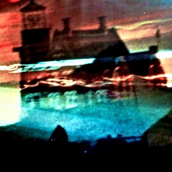 Photography titled "Block Island Lighth…" by Ken Lerner, Original Artwork, Analog photography