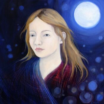 Painting titled "Once Upon a Time" by Dawn Rodger, Original Artwork, Oil