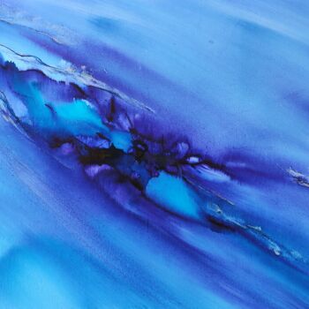 Malarstwo zatytułowany „Floating dreams” autorstwa Veartci, Oryginalna praca, Akwarela Zamontowany na Panel drewniany