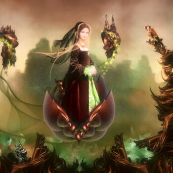 Digital Arts titled "In Abeyance" by Garrulus Glandarius, Original Artwork, Digital Painting