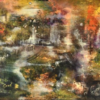 Peinture intitulée "Intuitif" par Catherine Lesueur (C.Lesueur), Œuvre d'art originale, Acrylique