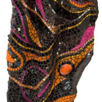 Sculpture titled "Onyx" by Julee Latimer, Original Artwork, Mosaic