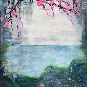 Peinture intitulée "profondeur" par Eric Pailhassard, Œuvre d'art originale, Acrylique