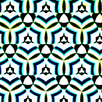 「Geometric 2022 - 3a…」というタイトルの写真撮影 Ken Lernerによって, オリジナルのアートワーク, デジタル