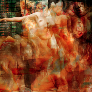 Arts numériques intitulée "Erotic Dreams" par Felipe Hueb, Œuvre d'art originale, Photo montage