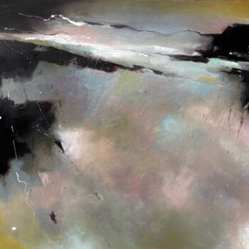 Painting titled "'Fantasy Landscape3…" by Jan Aanstoot, Original Artwork, Oil Mounted on Aluminium