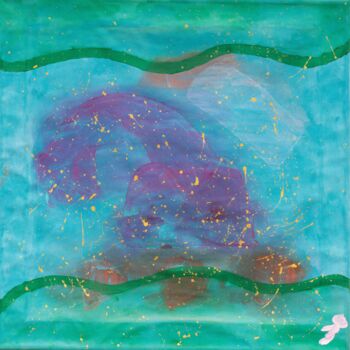 Painting titled "Das spielende Licht" by Lukas Walcher, Original Artwork, Acrylic