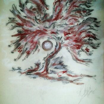 Zeichnungen mit dem Titel "Mysterious Garden.…" von Karolina Ingo (Karolina Navi -Ingo), Original-Kunstwerk, Bleistift
