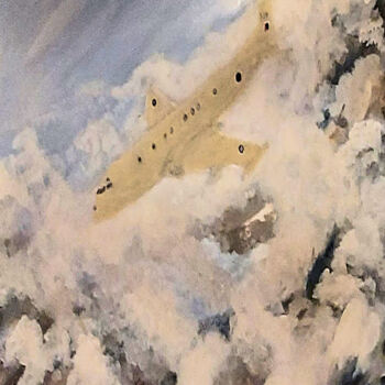 Schilderij getiteld "Nimrod Patrol" door Richard Ward, Origineel Kunstwerk, Acryl