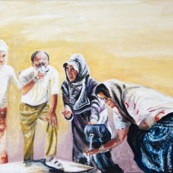 "Indiférence" başlıklı Tablo Paul Benichou tarafından, Orijinal sanat, Akrilik Ahşap Sedye çerçevesi üzerine monte edilmiş