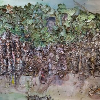 Peinture intitulée "Le Palais Idéal du…" par N-J Gomiéro, Œuvre d'art originale, Acrylique Monté sur Châssis en bois