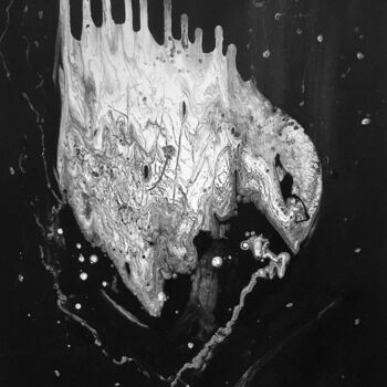 Pintura titulada "N3 – Heart" por Mari Skakun, Obra de arte original, Acrílico Montado en Aluminio