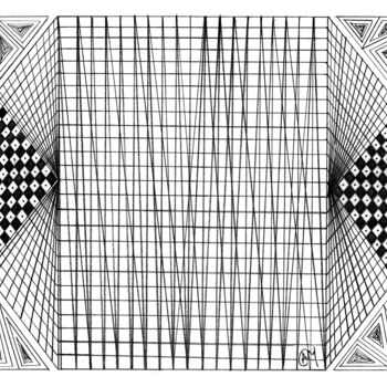 Drawing titled "Vibrational Frequen…" by Nancy A-Mechrek, Original Artwork, Pencil