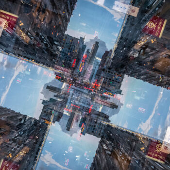 Photography titled "Skyscrapers nebula…" by Sergio Capuzzimati, Original Artwork, Digital Photography