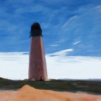 「Lighthouse painting…」というタイトルのデジタルアーツ Bachir Reddiouiによって, オリジナルのアートワーク, デジタル絵画