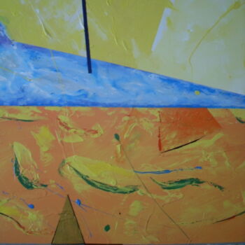 Malerei mit dem Titel "LUMIERE" von Jean-Marc Gayraud, Original-Kunstwerk, Acryl Auf Keilrahmen aus Holz montiert