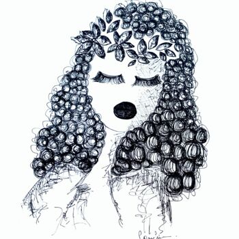 Drawing titled "Dabali" by Caroline Montigneaux, Original Artwork, Marker