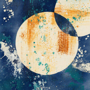 Pittura intitolato "Abstract #14722 | y…" da Marco Paludet, Opera d'arte originale, Spray