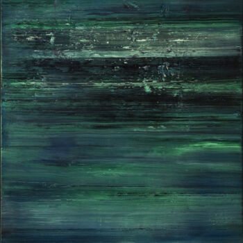 Painting titled "R-0011" by R1m, Original Artwork, Oil Mounted on Wood Stretcher frame
