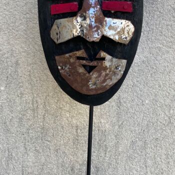 Sculpture titled "Placide" by Marc Chauvin, Original Artwork, Stainless Steel