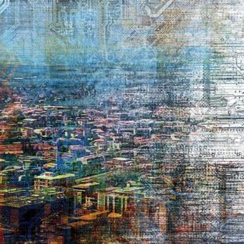 제목이 "Landscape 2"인 디지털 아트 Yulia Larionova로, 원작, 2D 디지털 작업