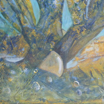 Painting titled "Rêverie" by Renée Tortet, Original Artwork, Acrylic