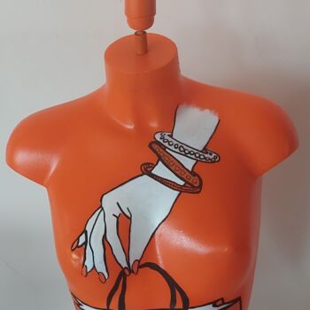 Design titled "Shopping in Paris" by Saloua Mercier, Original Artwork, Luminaire