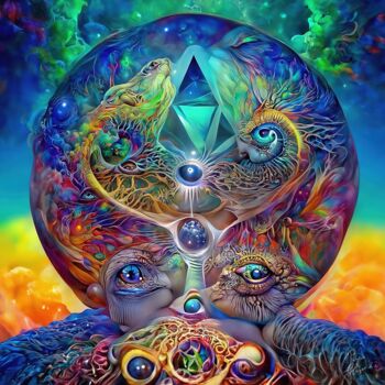 Digital Arts με τίτλο "Vision One" από Patrick Hager, Αυθεντικά έργα τέχνης, 2D ψηφιακή εργασία
