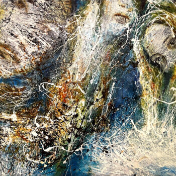 Painting titled "Rouquines" by Sánchez Gruffy, Original Artwork, Lacquer Mounted on Wood Stretcher frame