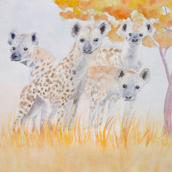 Painting titled "Aquarelle originale…" by Isabelle Redonnet, Original Artwork, Watercolor