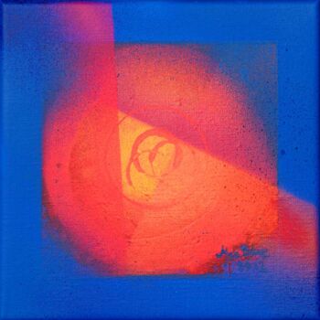 Pittura intitolato "Earth Rhythm 1" da Mag Blue, Opera d'arte originale, Acrilico Montato su Telaio per barella in legno