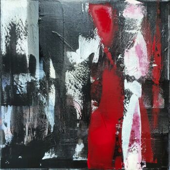 Peinture intitulée "Rencontres" par Julie Verhague, Œuvre d'art originale, Acrylique Monté sur Châssis en bois