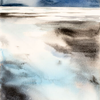 绘画 标题为“***Abstract Landsca…” 由Yuriy Kraft, 原创艺术品, 水彩