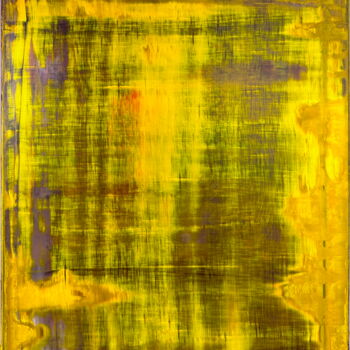 Malerei mit dem Titel "No. 1760_Untitled" von Guido Lötscher, Original-Kunstwerk, Öl Auf Keilrahmen aus Holz montiert