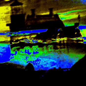 Photography titled "Block Island Lighth…" by Ken Lerner, Original Artwork, Digital Photography