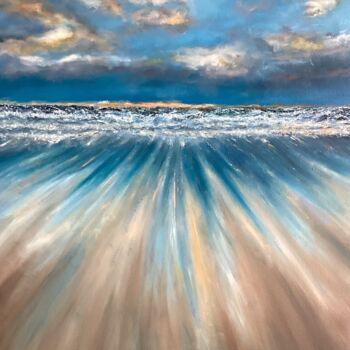 Peinture intitulée "Место встречи" par Iryna Budai, Œuvre d'art originale, Huile