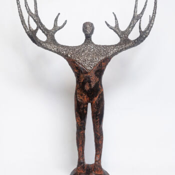 Γλυπτική με τίτλο "FOREST SPIRIT" από Astian Rey, Αυθεντικά έργα τέχνης, Σκυρόδεμα