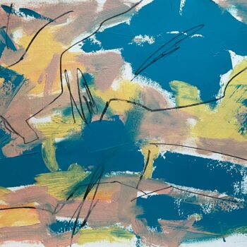 Painting titled "Abstract 21" by Mariia Fedorova, Original Artwork, Oil