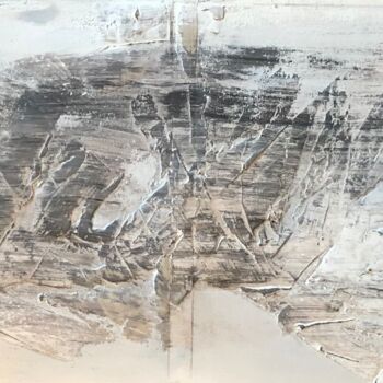 Peinture intitulée "Paléolithique" par Laurence Thomas-Thiebau, Œuvre d'art originale, Acrylique